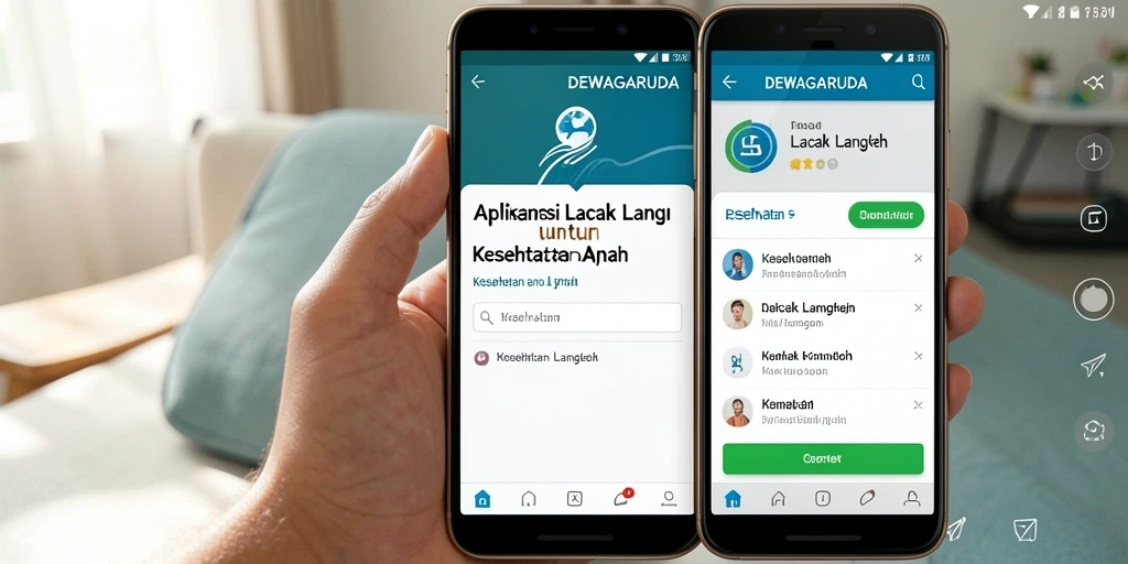 Tampilan antarmuka DEWAGARUDA yang sederhana dan mudah digunakan.
