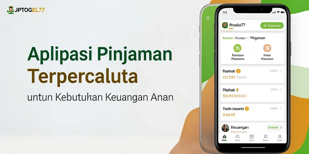 Tampilan antarmuka aplikasi JPTOGEL77 yang user-friendly untuk pinjaman.